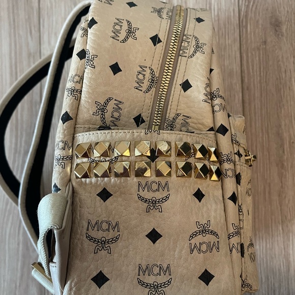 Authentic MCM - Stark Side Studs Backpack - Picture 6 of 17